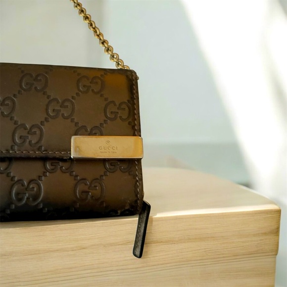 Gucci Guccisima Long Wallet on Chain REHAB SEE LISTING FOR DETAILS - Picture 2 of 8